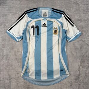 Argentina Jersey Men XS Blue Adidas 2006 World Cup Carlos Tevez 11 Soccer